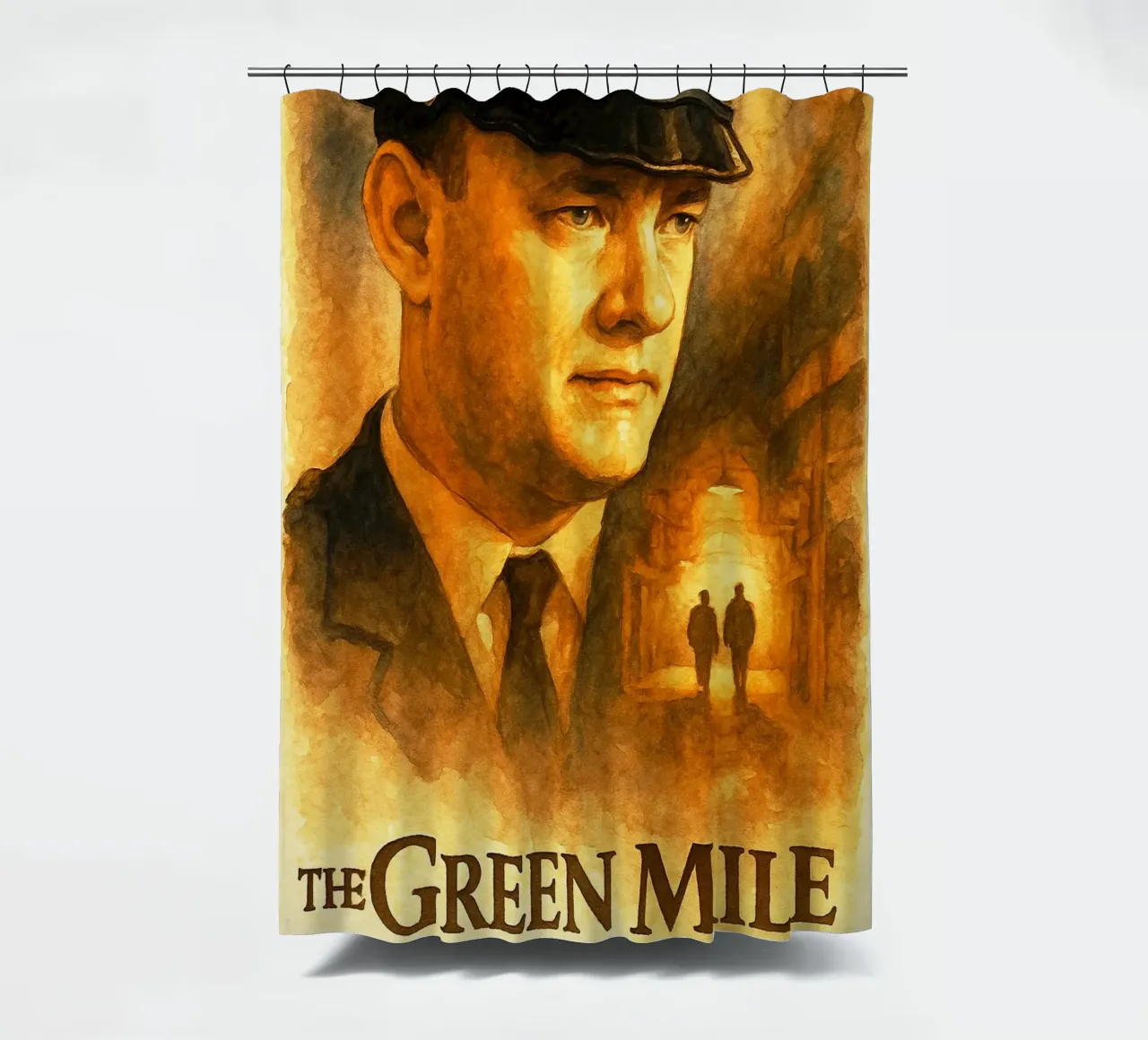 the grren miles repainting imagination shower curtain by SIQAYA
