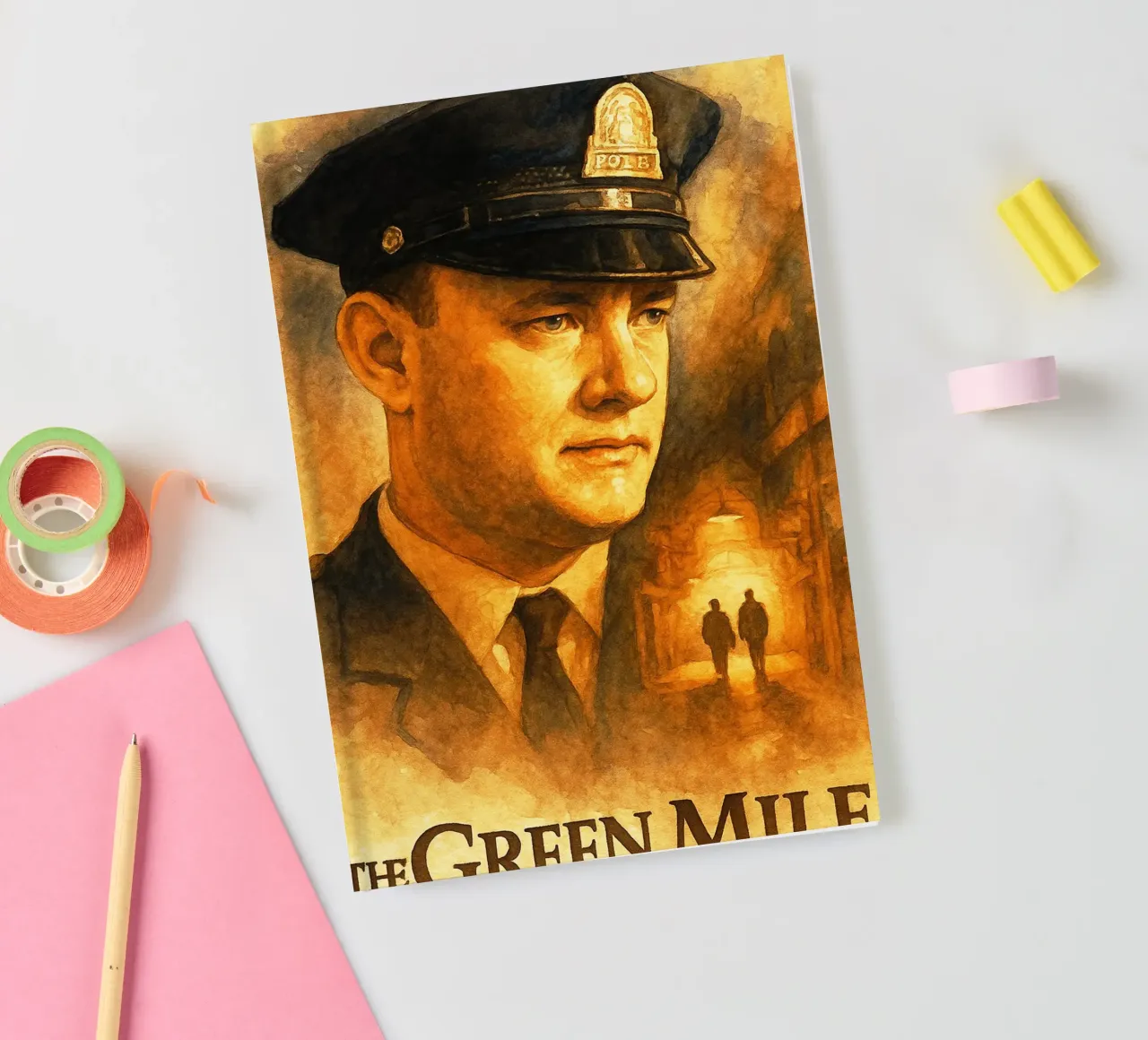 the grren miles repainting imagination notebook by SIQAYA