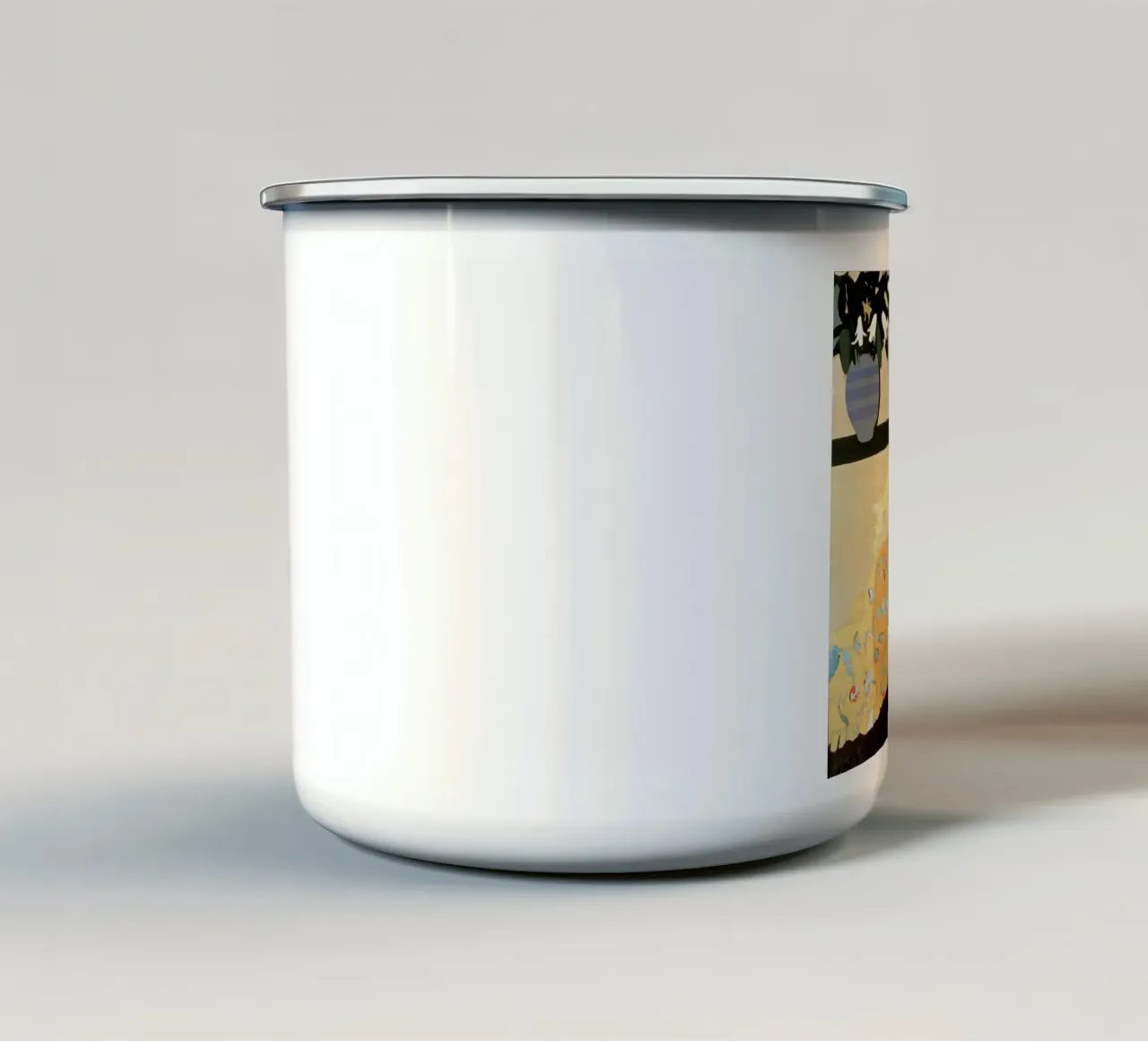Olio su tela tazza in smalto da phillipp veisenberg