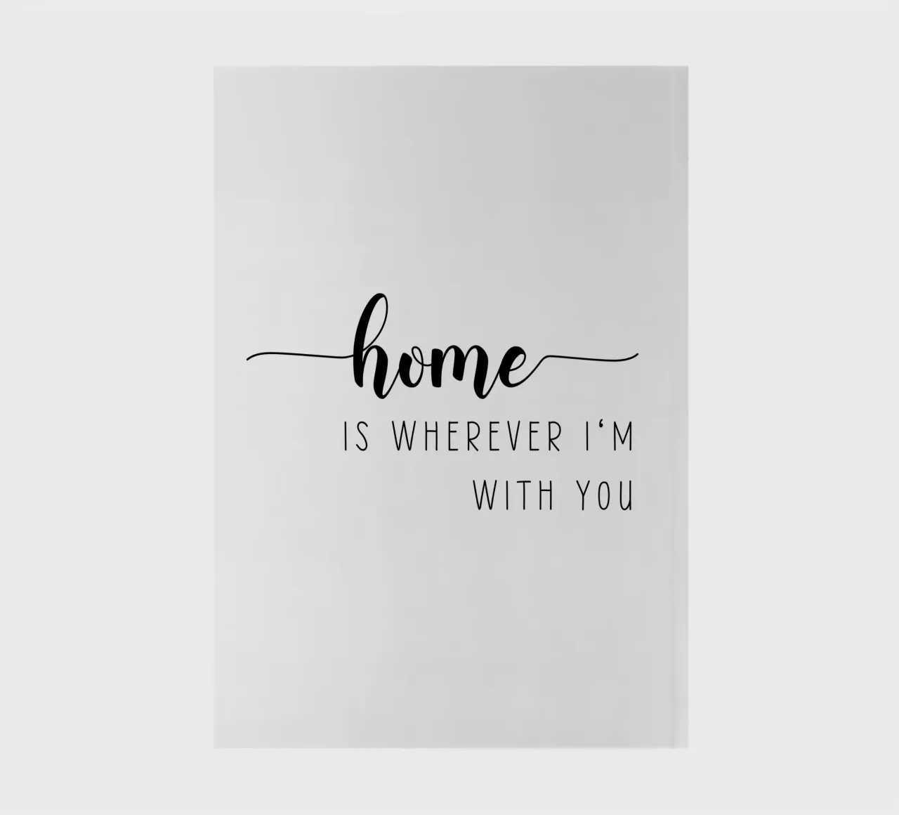 Home Is Wherever I'm With You notebook by Shark Printables