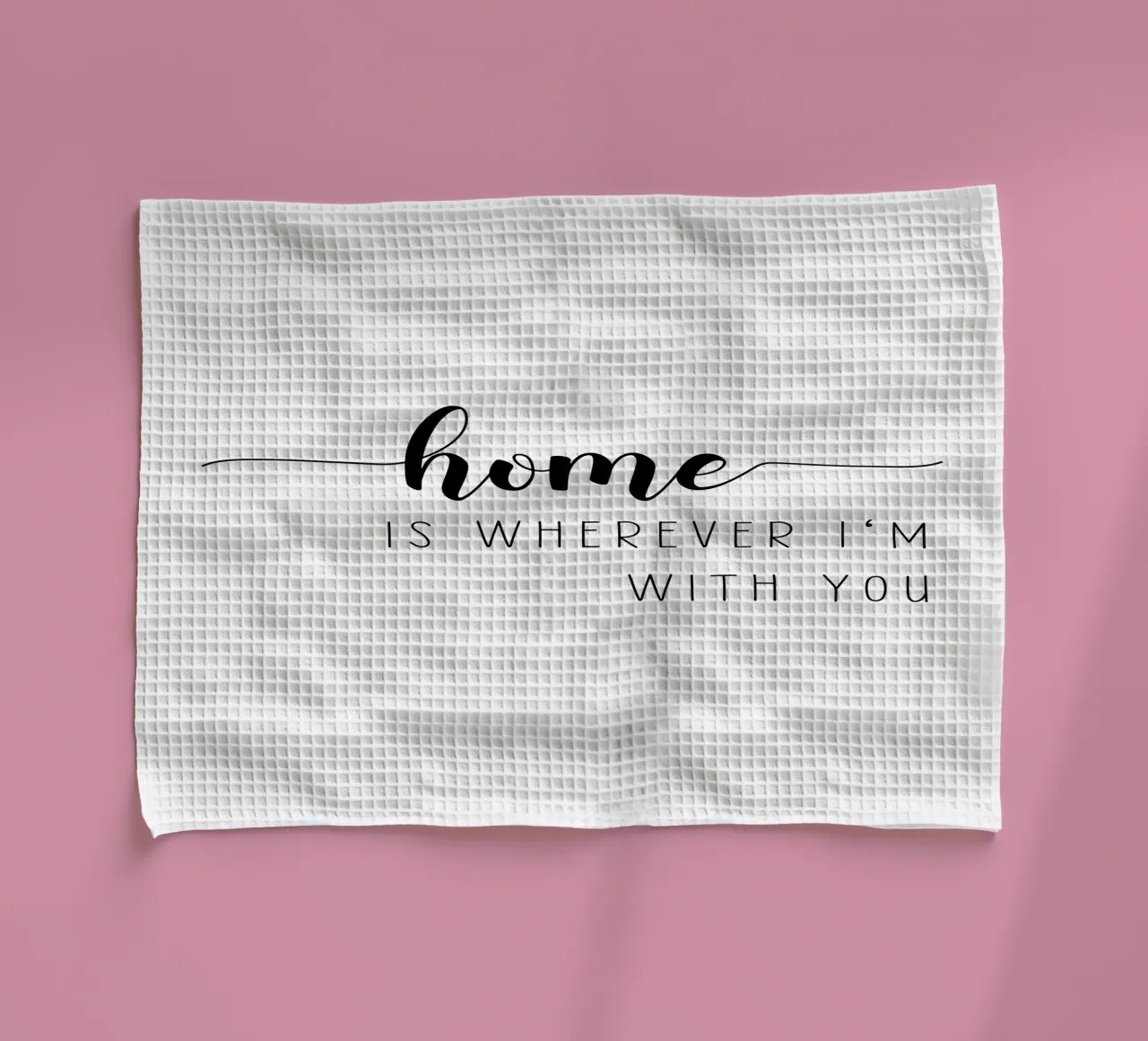 Home Is Wherever I'm With You torchon de Shark Printables