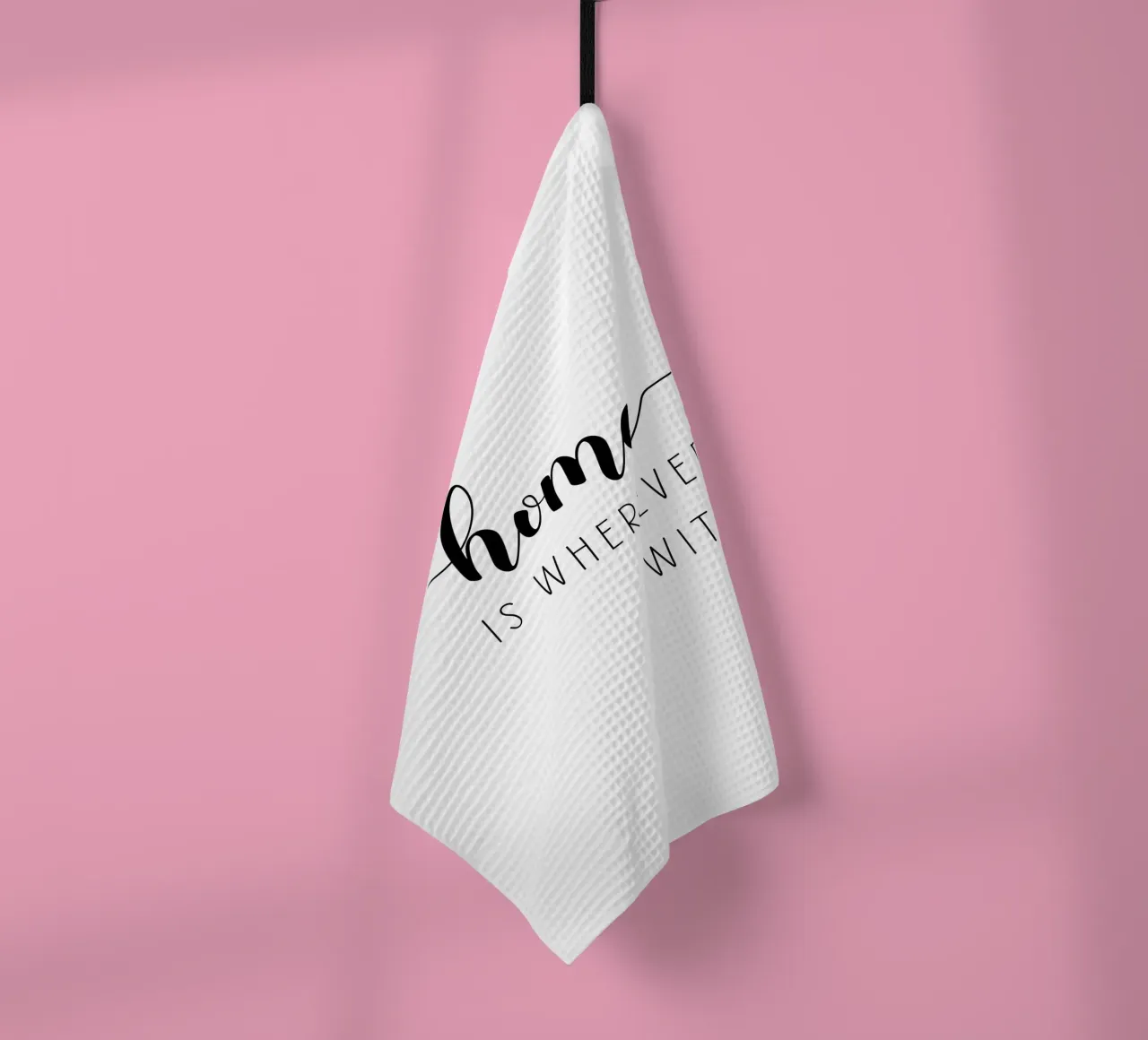Home Is Wherever I'm With You torchon de Shark Printables