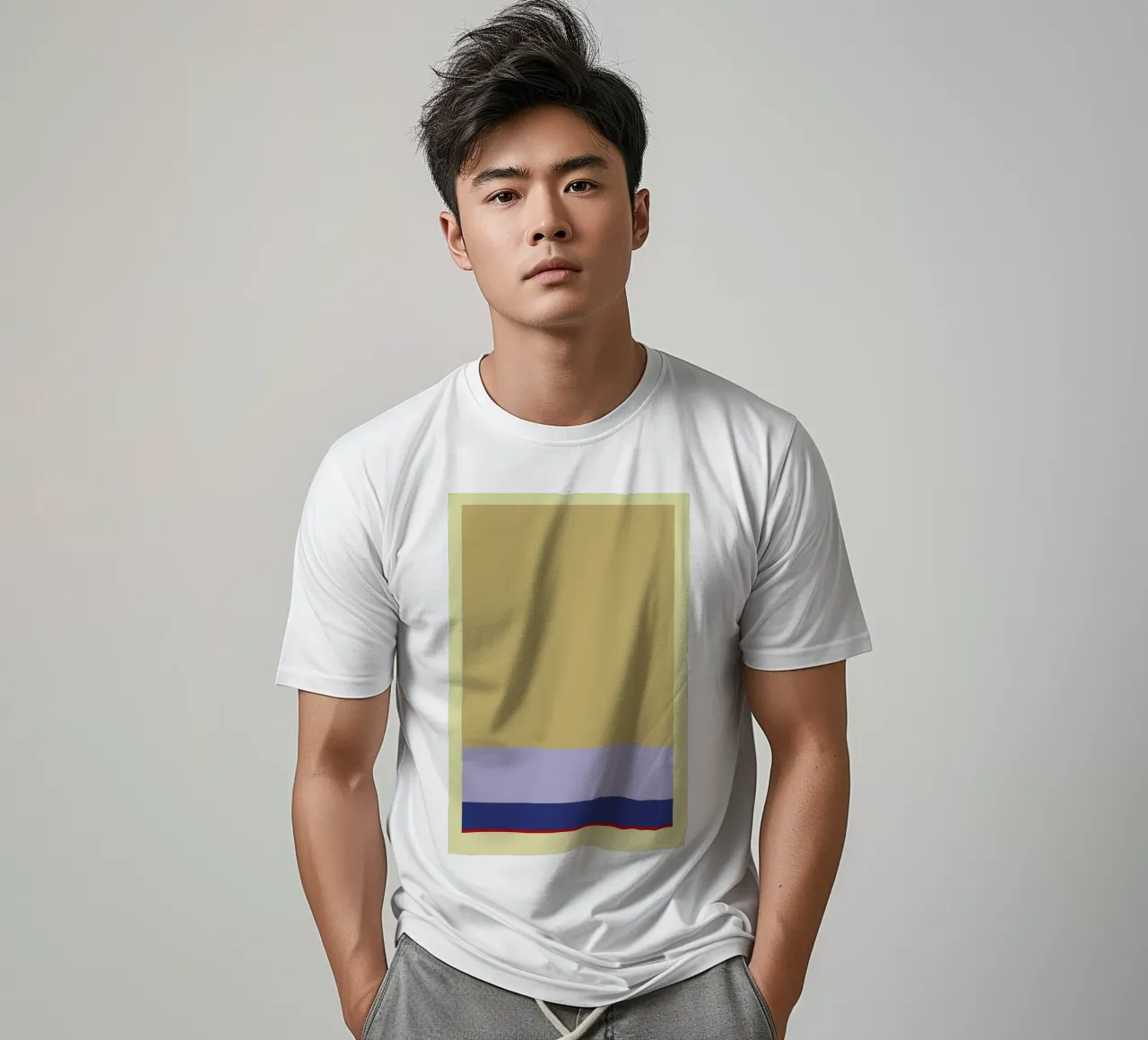 Stripe Yellow 1 t-shirt da 170QM