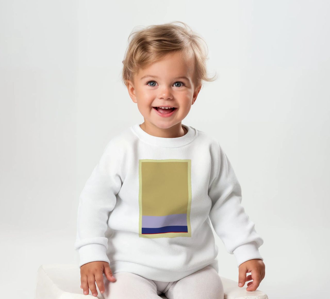 Stripe Yellow 1 felpa neonato da 170QM