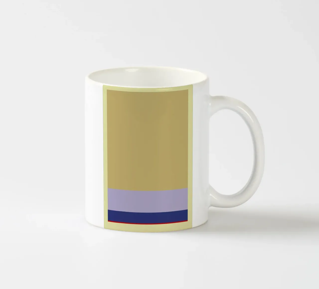 Stripe Yellow 1 tazza in ceramica da 170QM