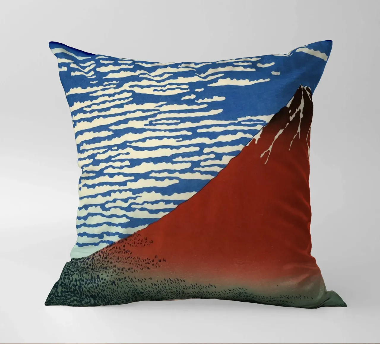 Fuji rosso cuscino da khanrosie