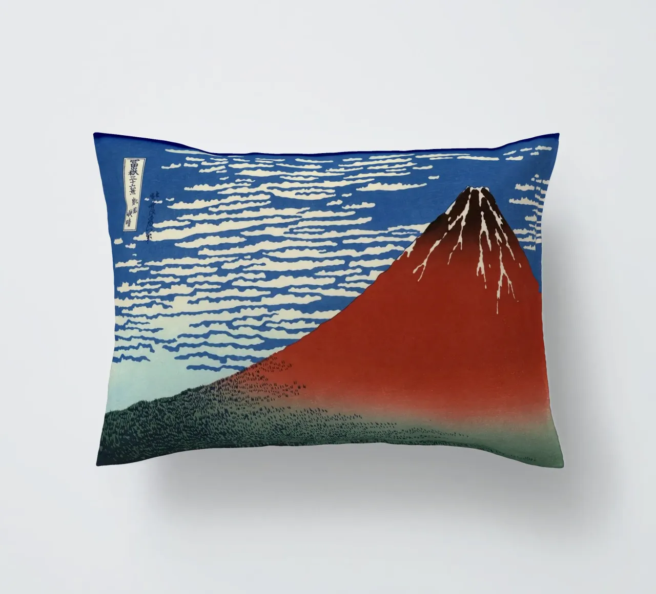 Fuji rosso cuscino da khanrosie