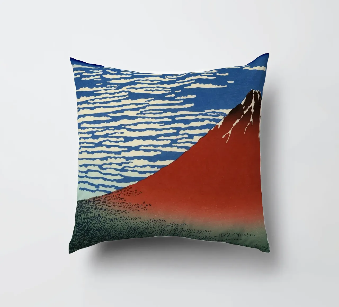 Fuji rosso cuscino da khanrosie
