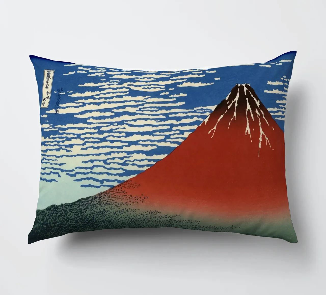 Fuji rosso cuscino da khanrosie