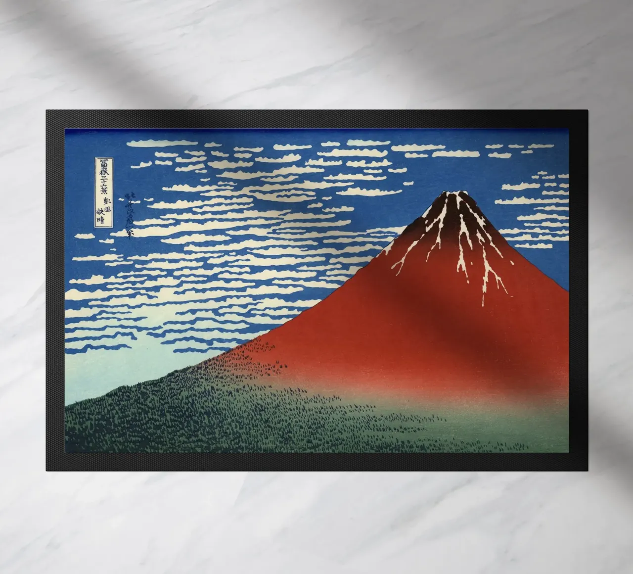 Fuji rosso zerbino da khanrosie