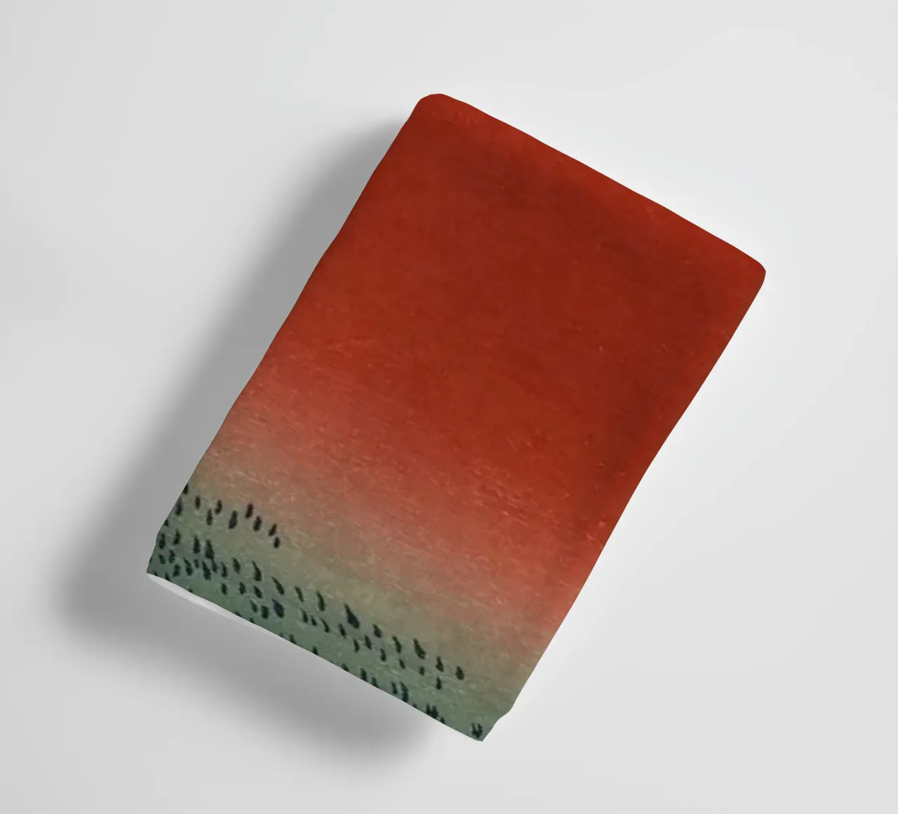 Fuji rosso asciugamano da bagno da khanrosie