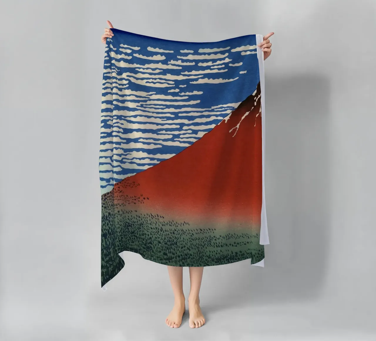 Fuji rosso telo mare da khanrosie