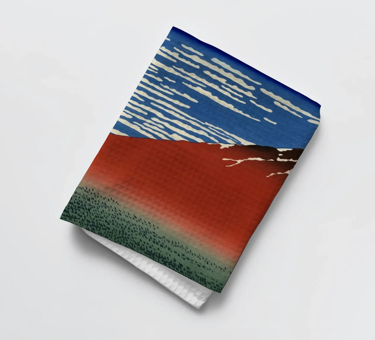 Fuji rosso canovaccio da cucina da khanrosie
