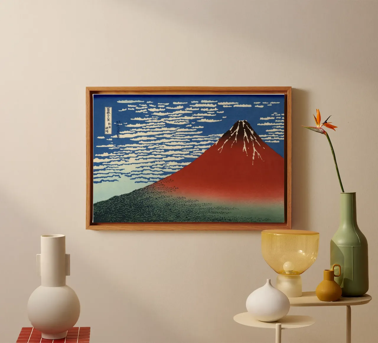 Red Fuji canvas by khanrosie