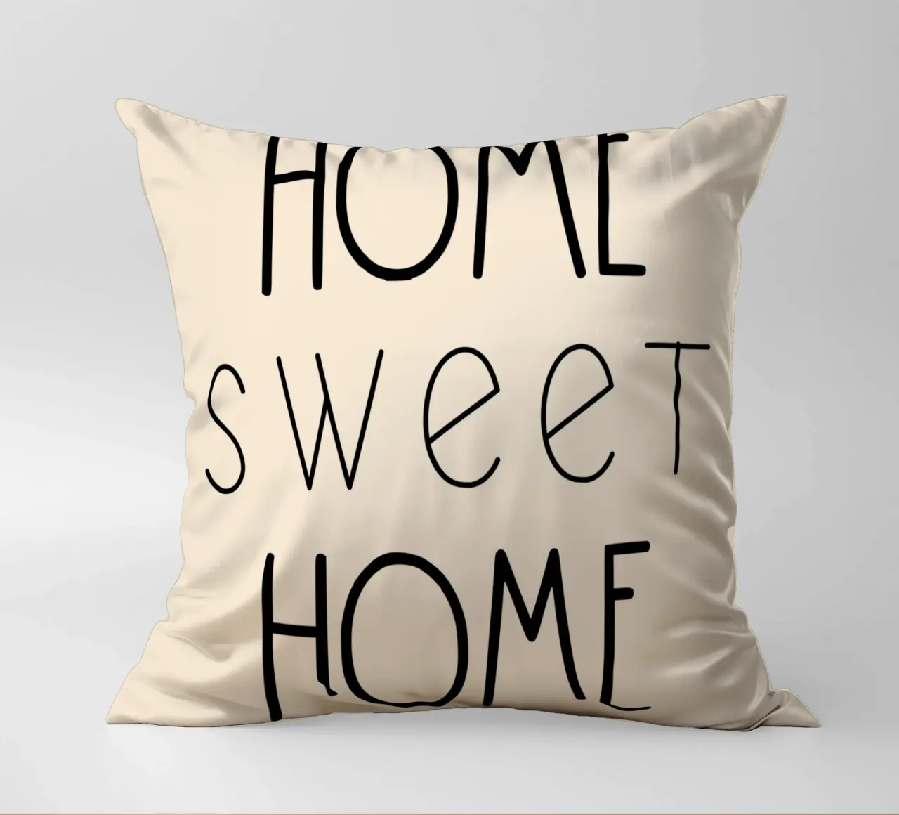 Home Sweet Home decorative cushion by Shark Printables