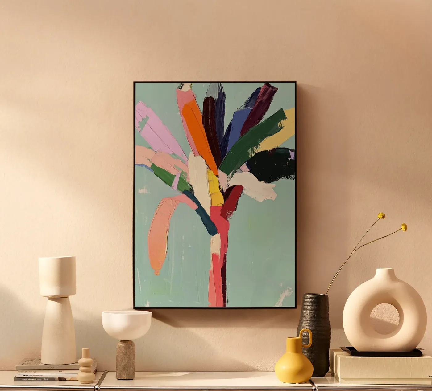 Palm Paint Tree plexiglass da La Collagerie