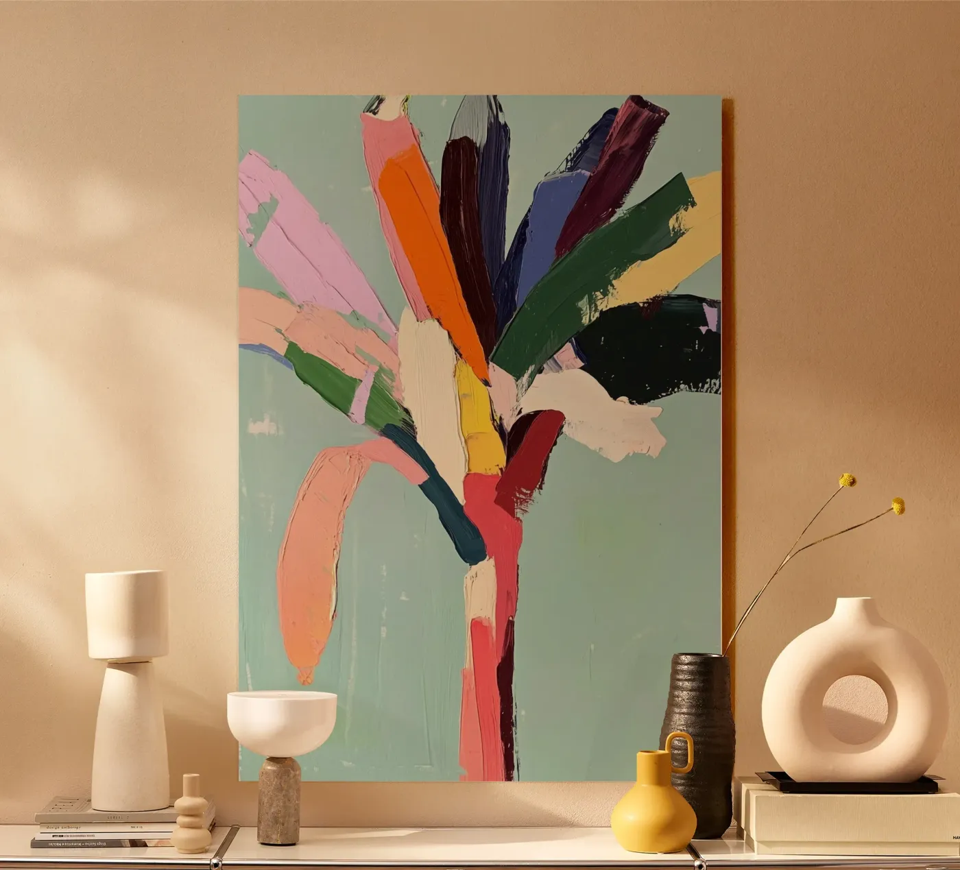 Palm Paint Tree plexiglass da La Collagerie