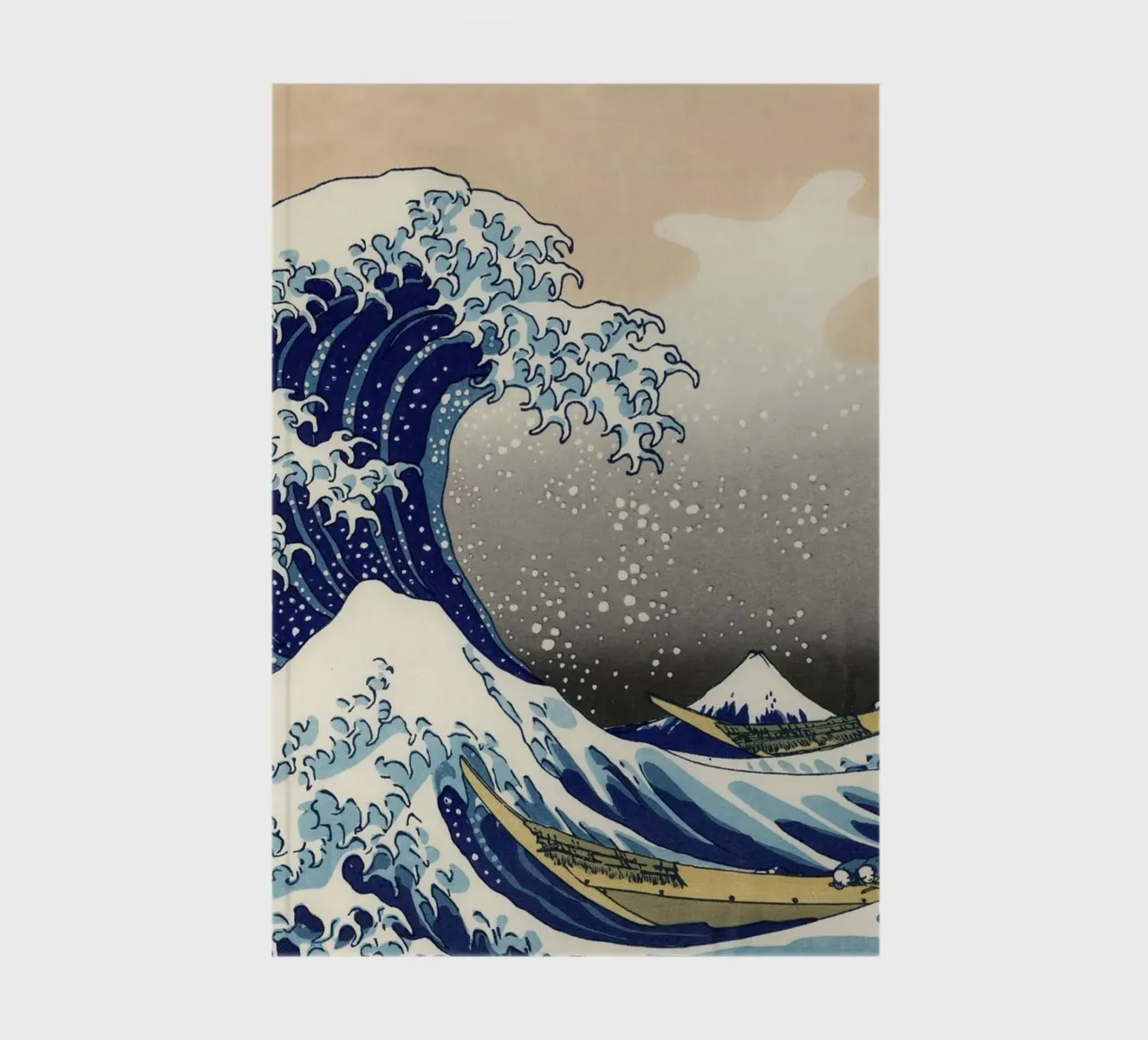 great wave off kanagawa notebook by khanrosie