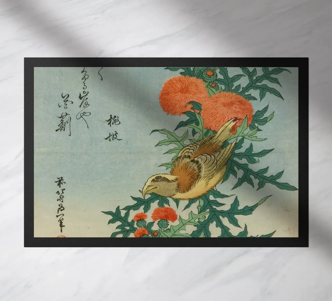 hokusai crocetta e cardo zerbino da khanrosie