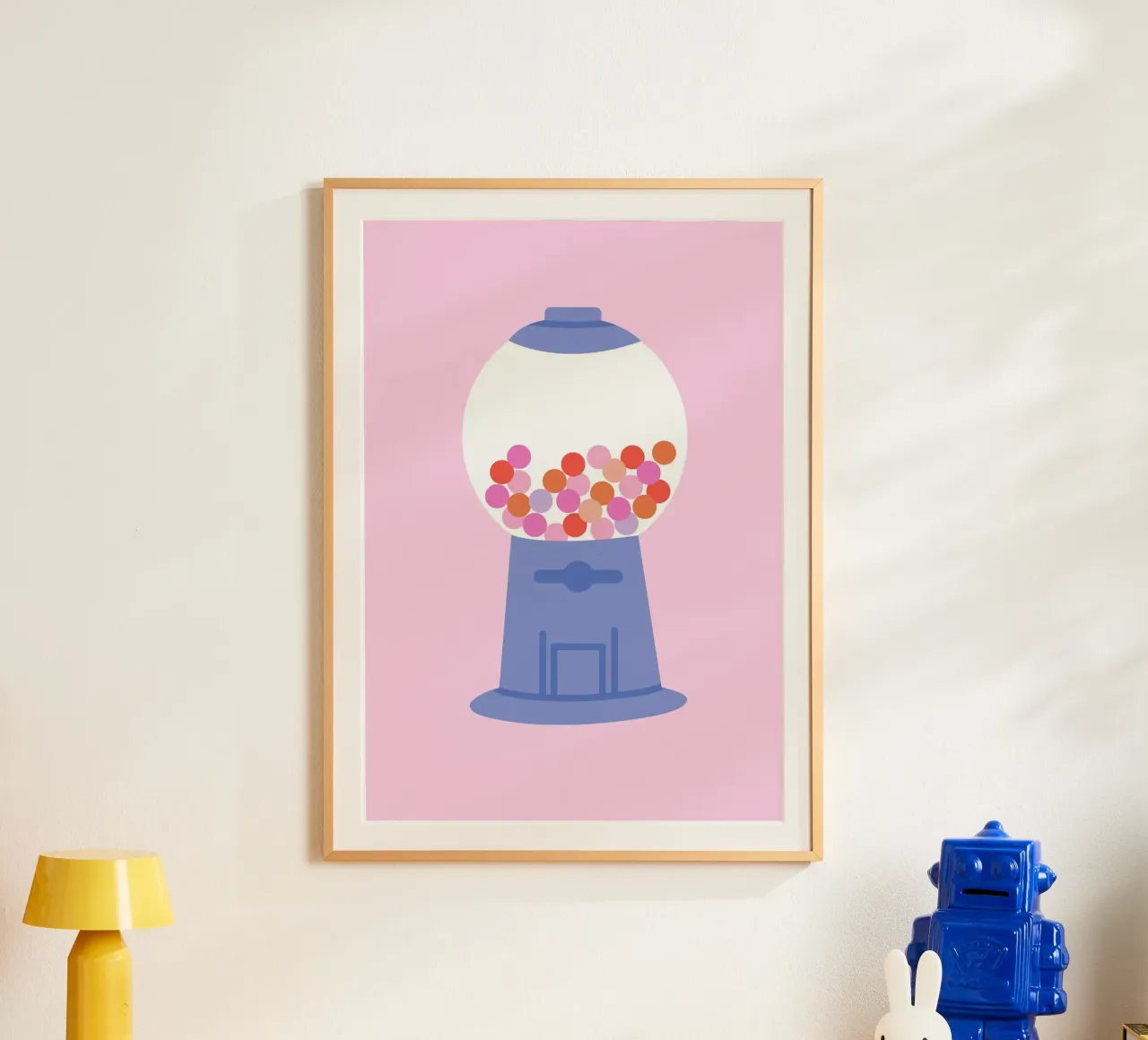 Kaugummiautomat poster by designlenamarie