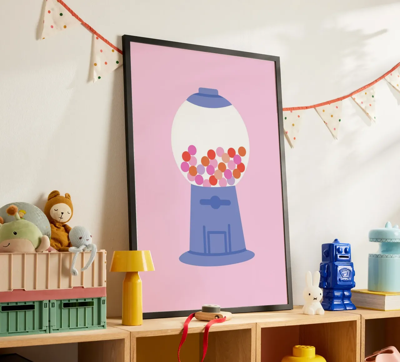 Kaugummiautomat poster by designlenamarie