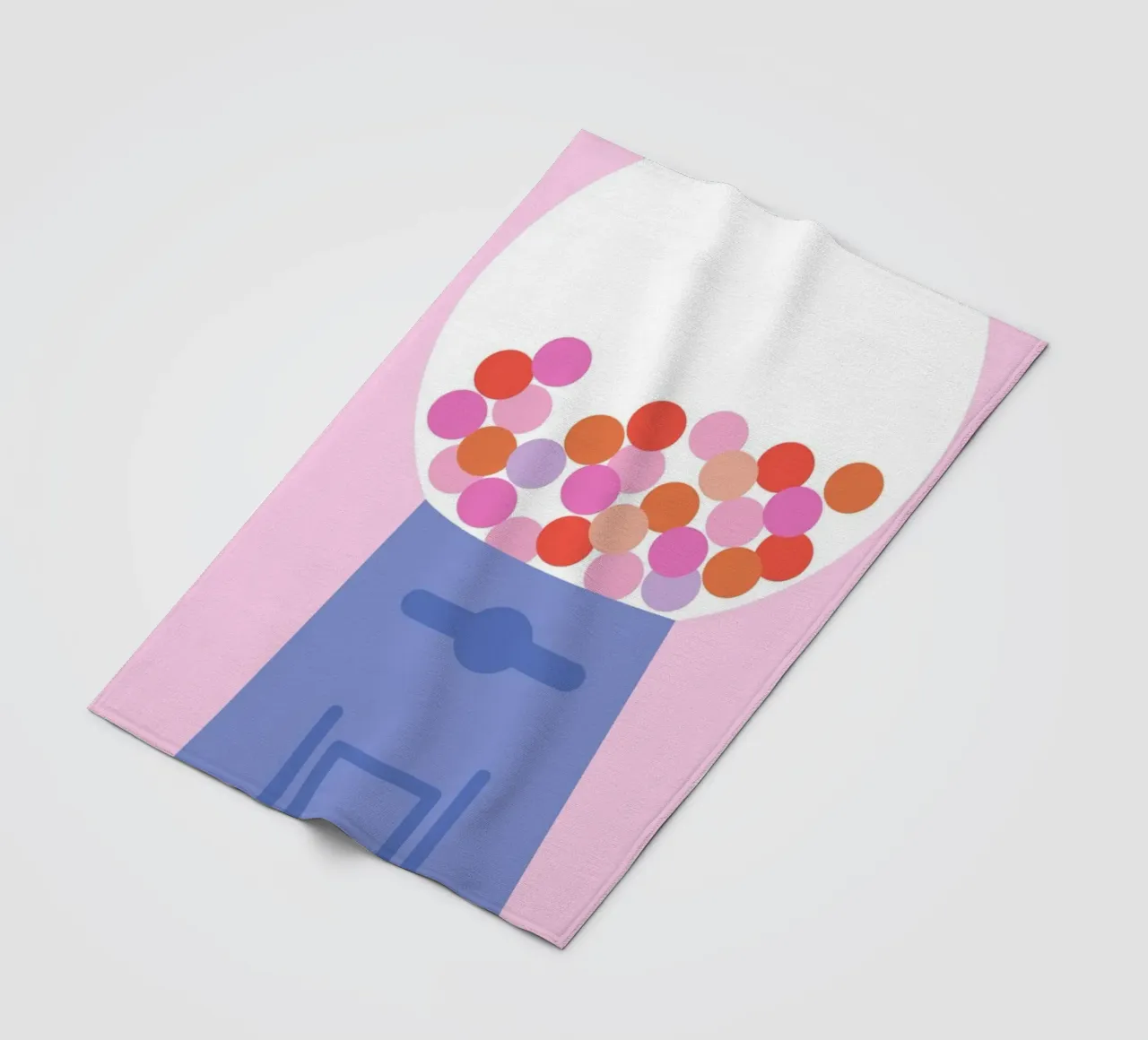 Kaugummiautomat fleece blanket by designlenamarie