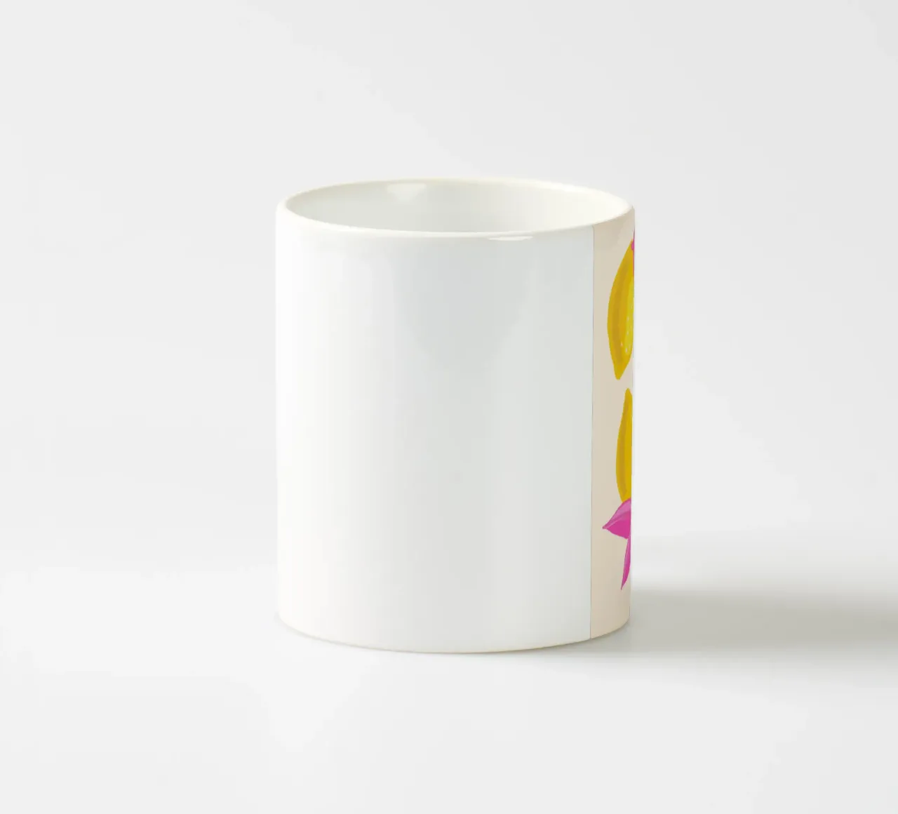 pinky lemon tazza in ceramica da designlenamarie