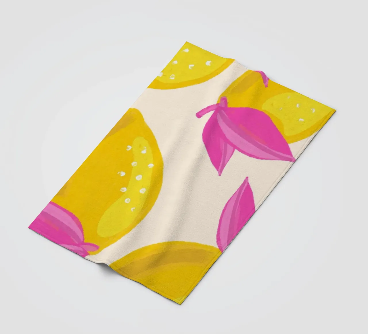 pinky lemon coperta in pile da designlenamarie