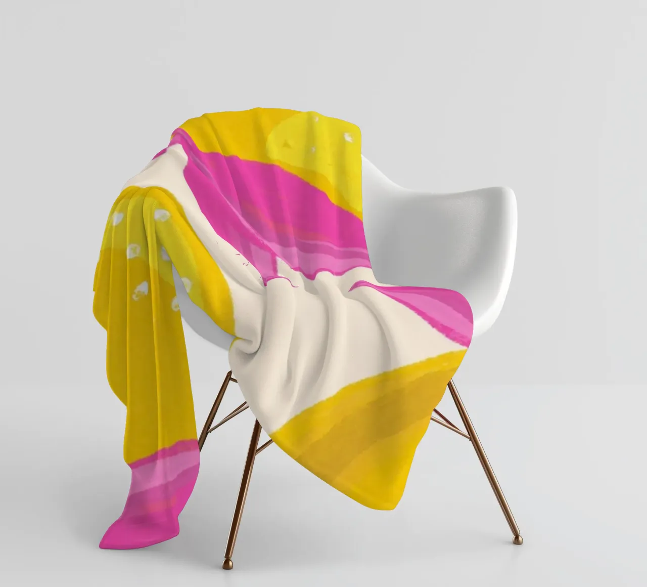 pinky lemon coperta in pile da designlenamarie