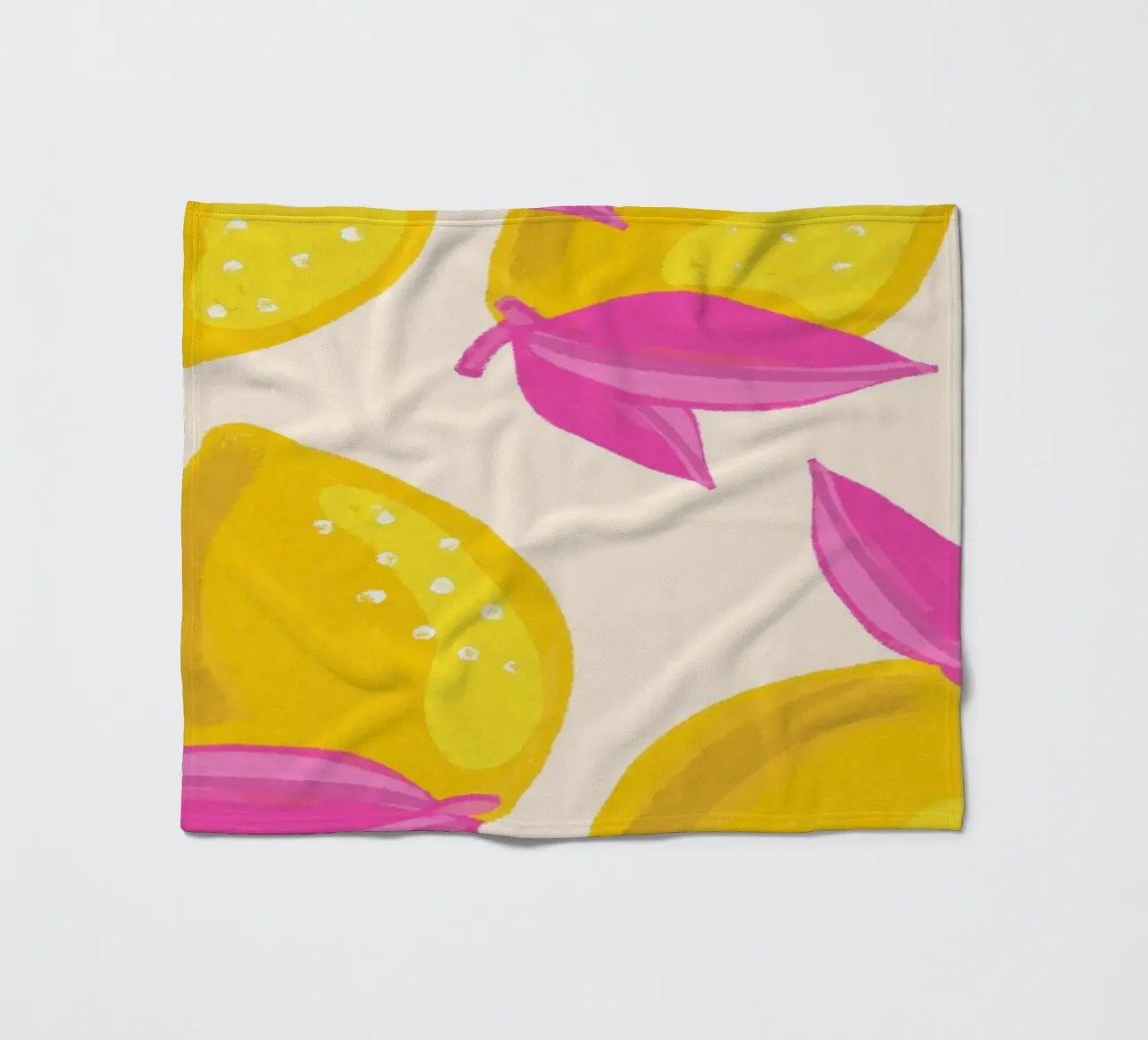 pinky lemon coperta in pile da designlenamarie