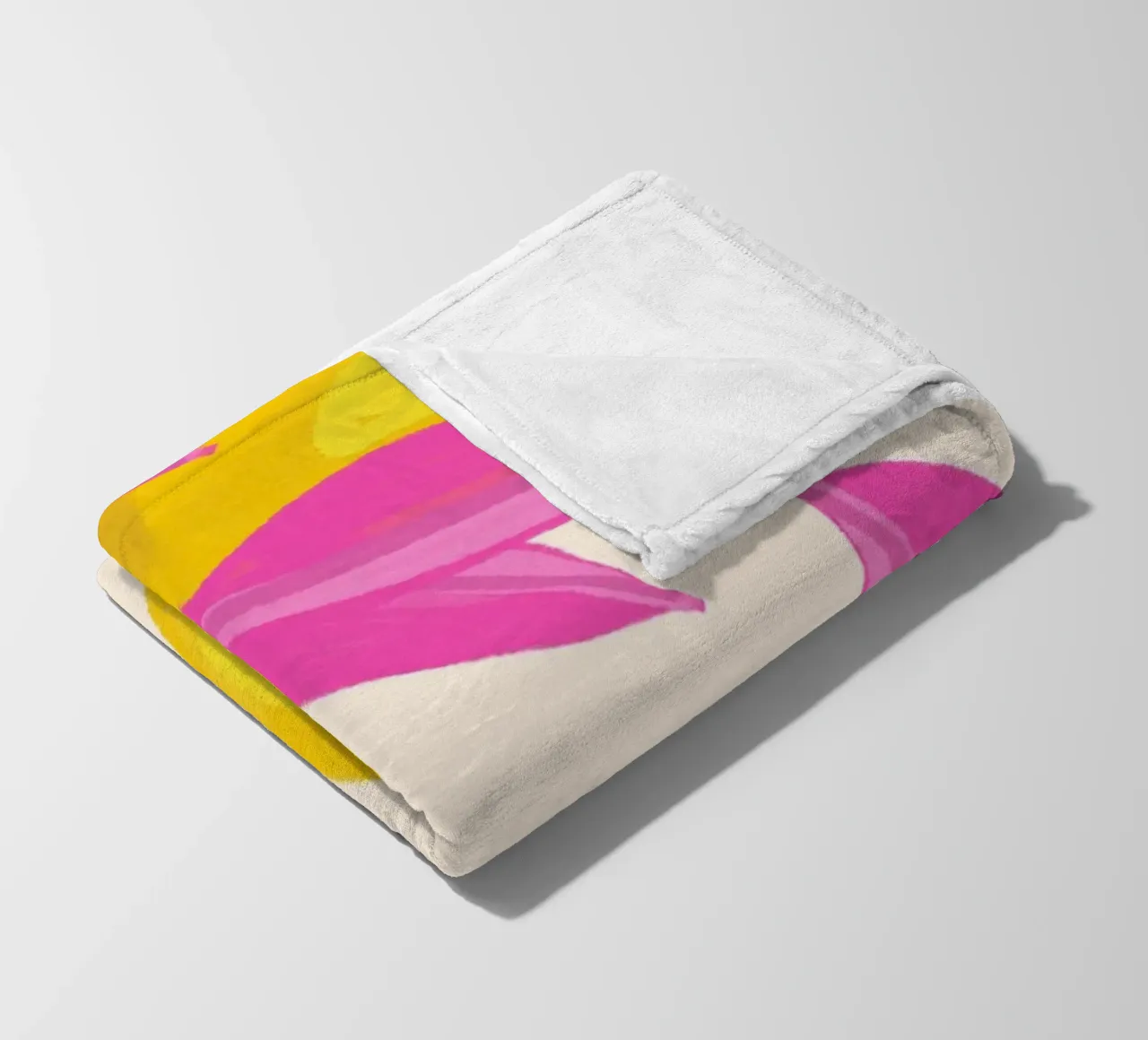 pinky lemon coperta in pile da designlenamarie