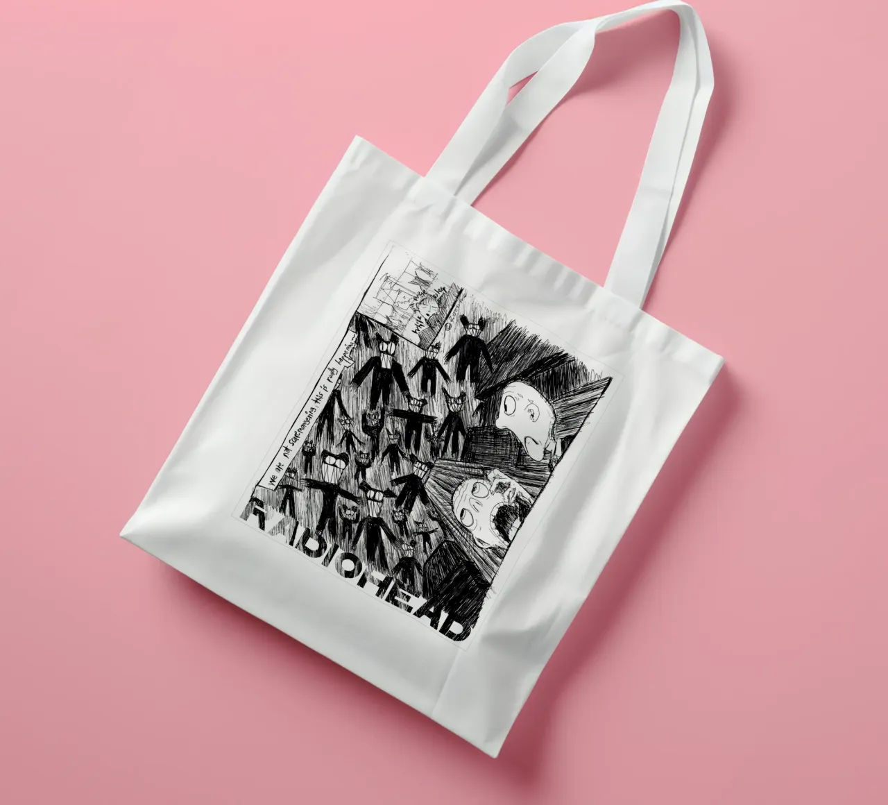 Cinque soffietti borsa in juta da Musc-Fav