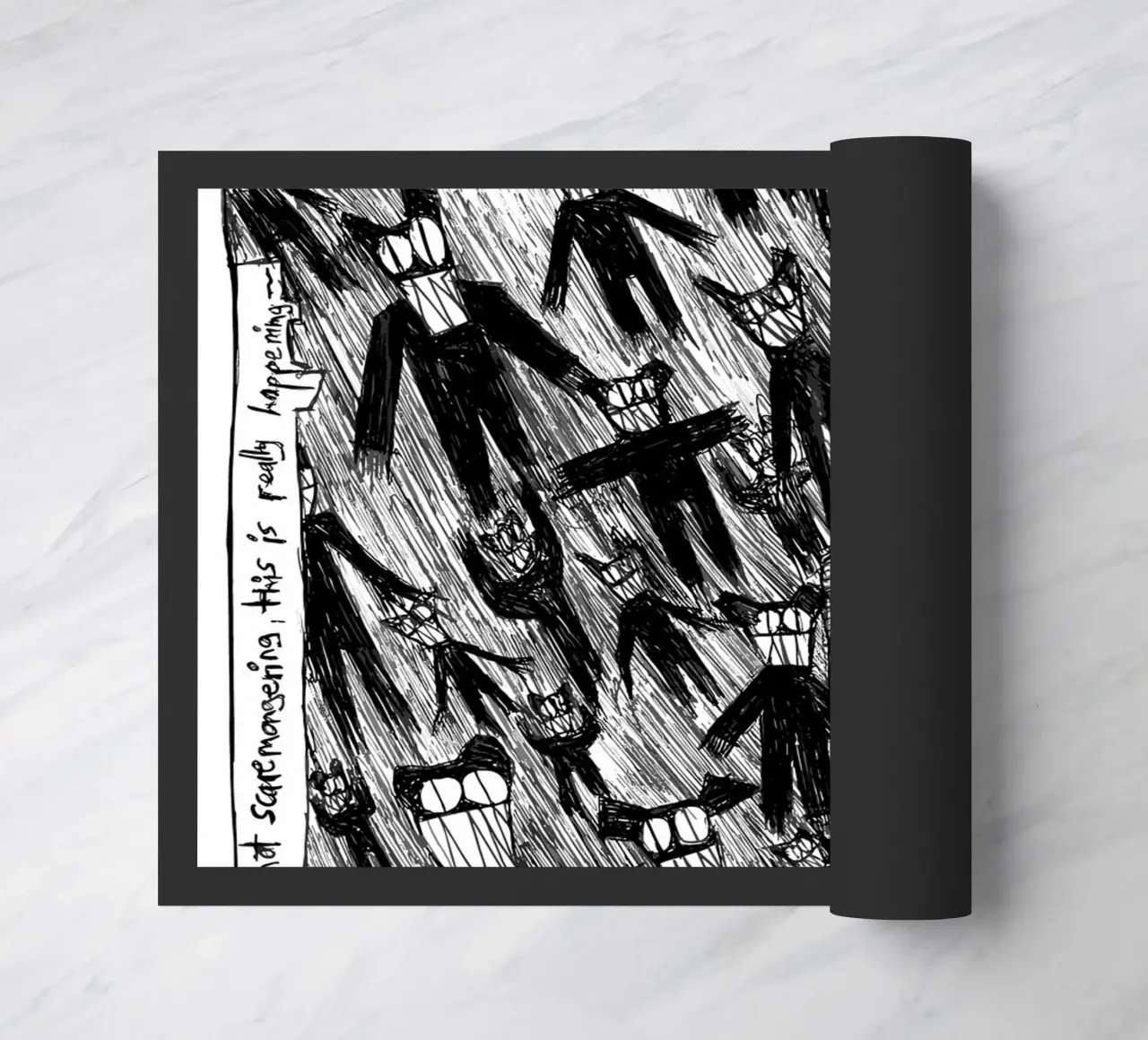 Five Bellow doormat by Musc-Fav