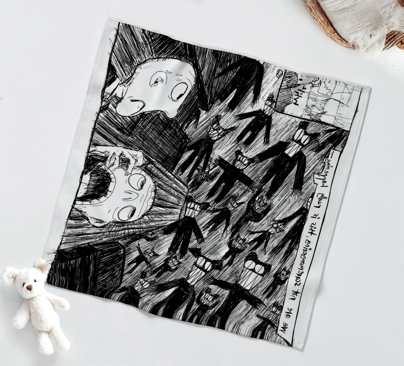 Five Bellow Fleecedecke von Musc-Fav