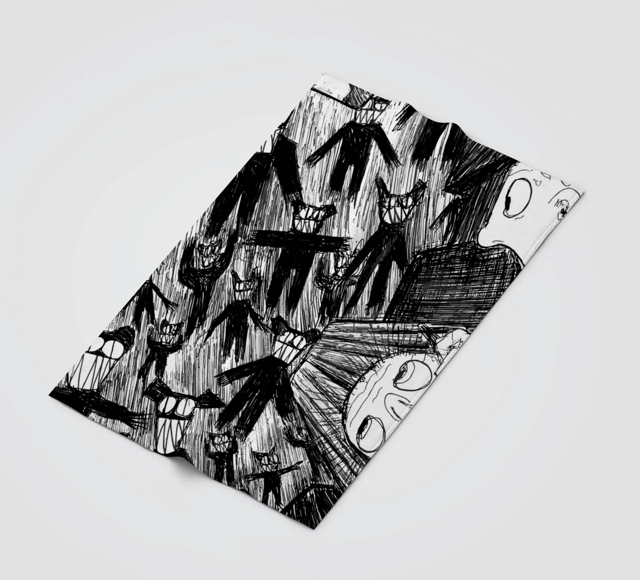 Vijf balgen fleecedeken van Musc-Fav