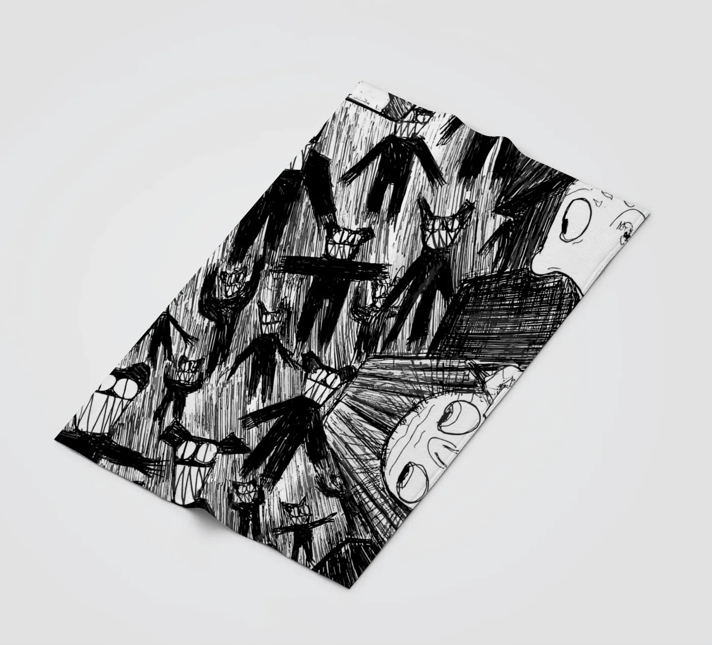 Five Bellow fleece blanket by Musc-Fav