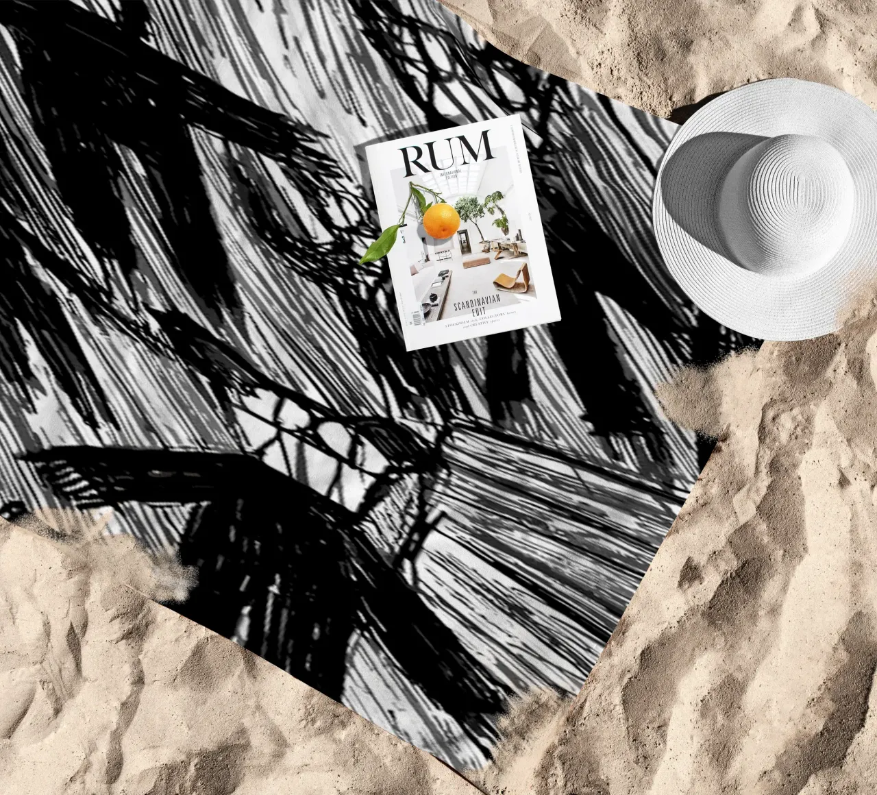 Five Bellow beach towel by Musc-Fav