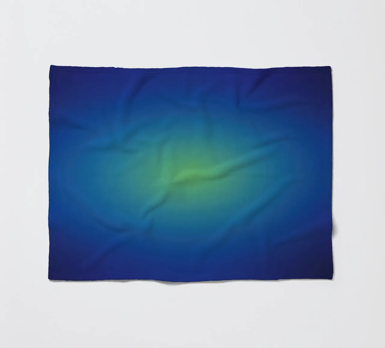 Delicato gradiente Notte blu profondo Aurora coperta in pile da Katja Stehle Design
