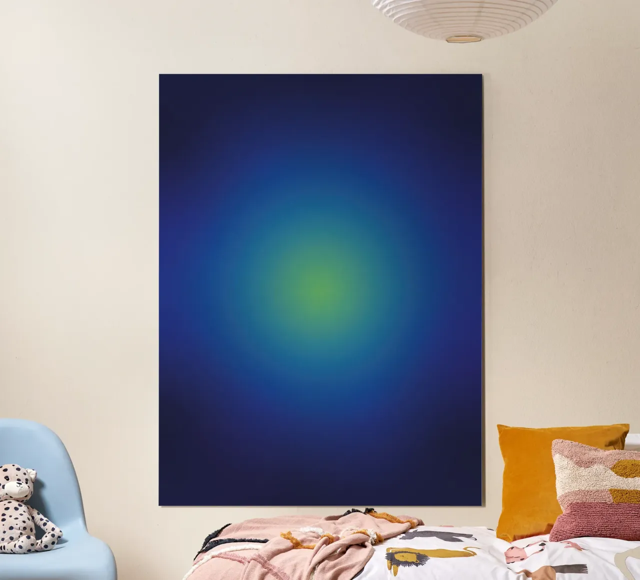 Delicato gradiente Notte blu profondo Aurora carta hahnemühle da Katja Stehle Design