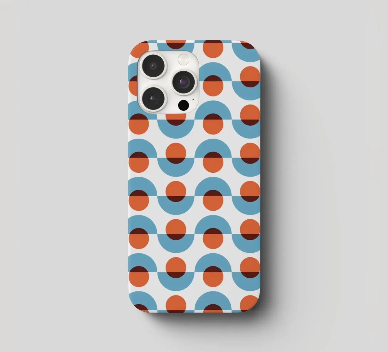 Up and down seamless geometry pattern iphone case by Little Dean