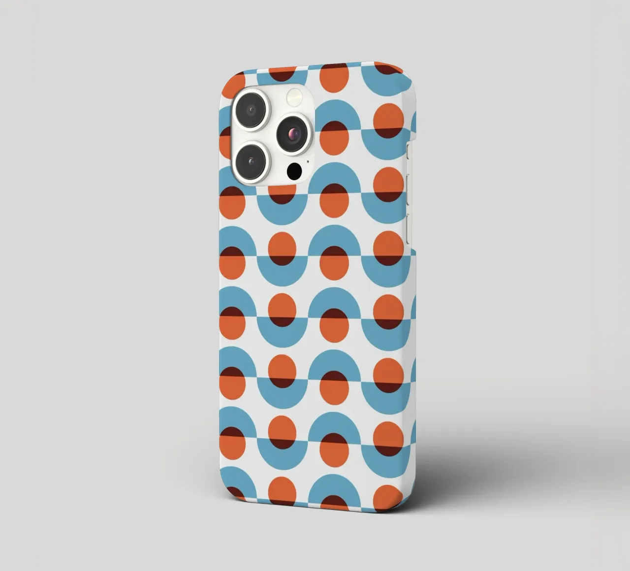Up and down seamless geometry pattern iphone case by Little Dean