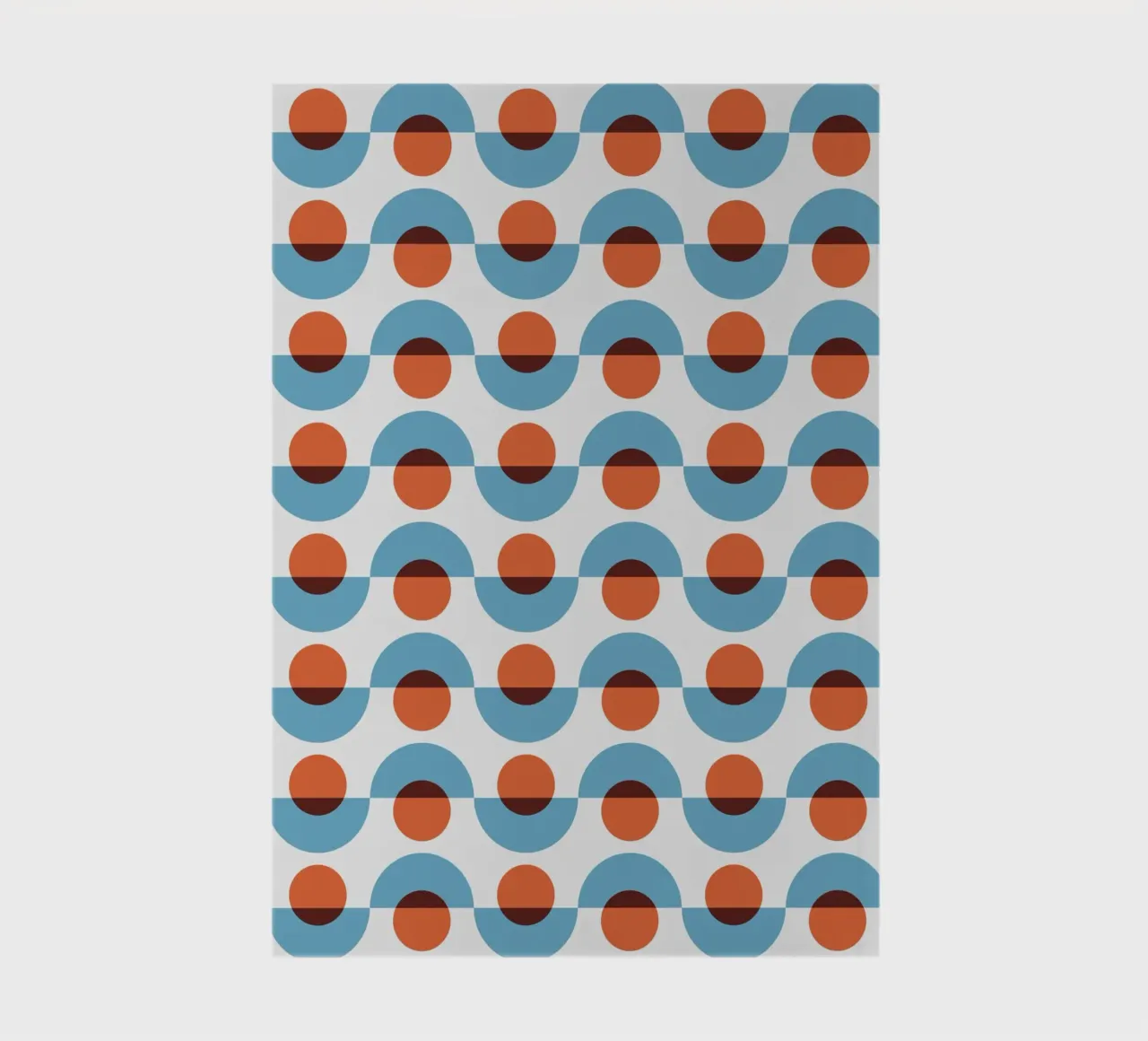 Up and down seamless geometry pattern notebook by Little Dean