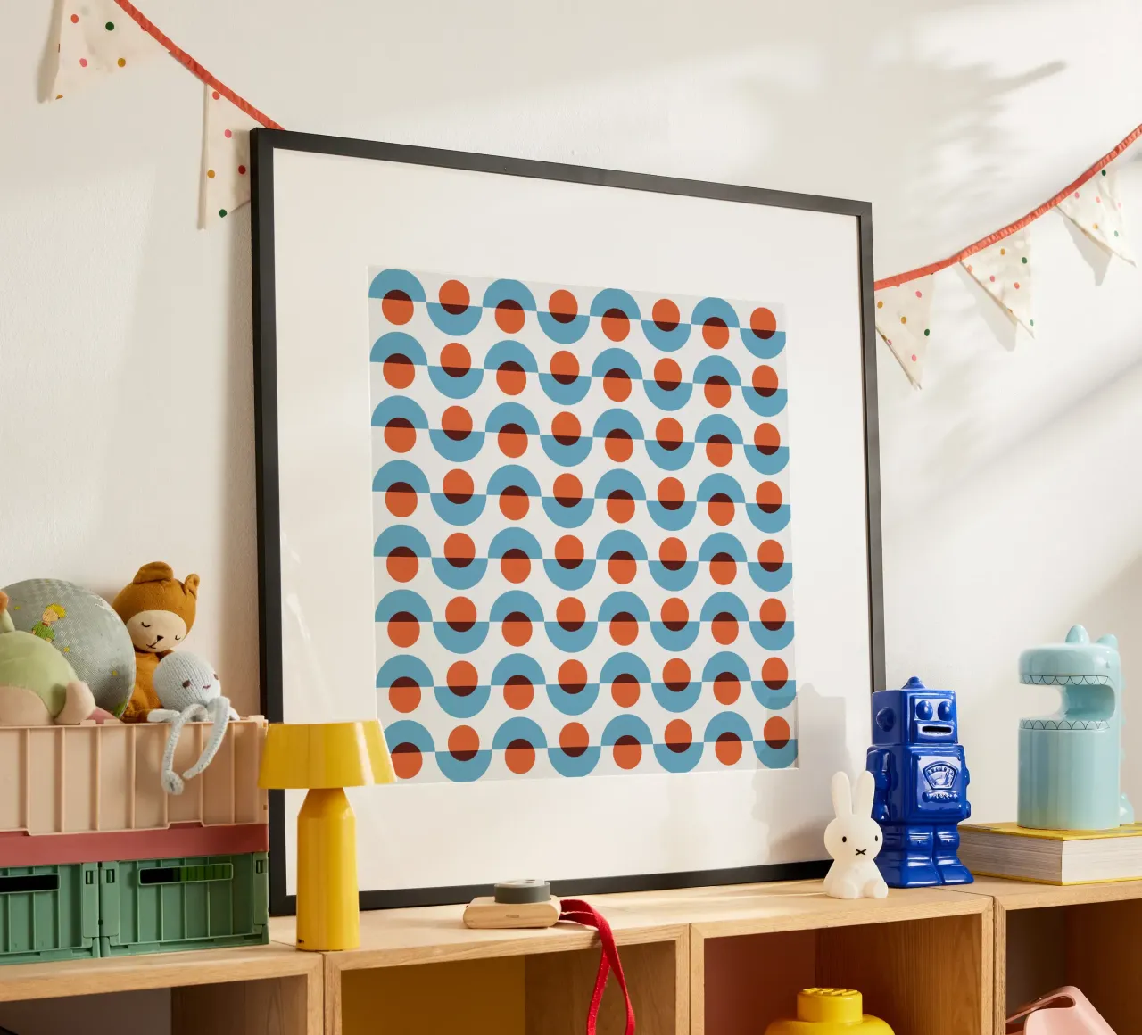 Up and down seamless geometry pattern hahnemühle by Little Dean