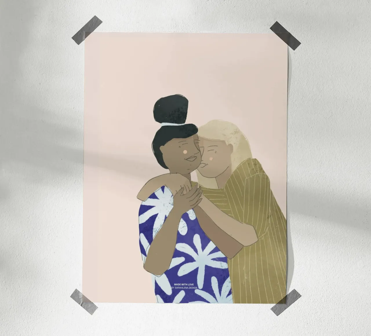 AMICIZIA poster da sarahlenadesign