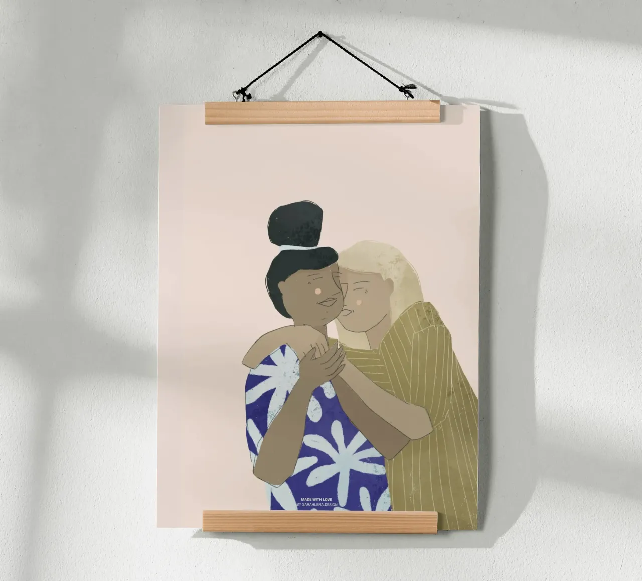 AMICIZIA poster da sarahlenadesign