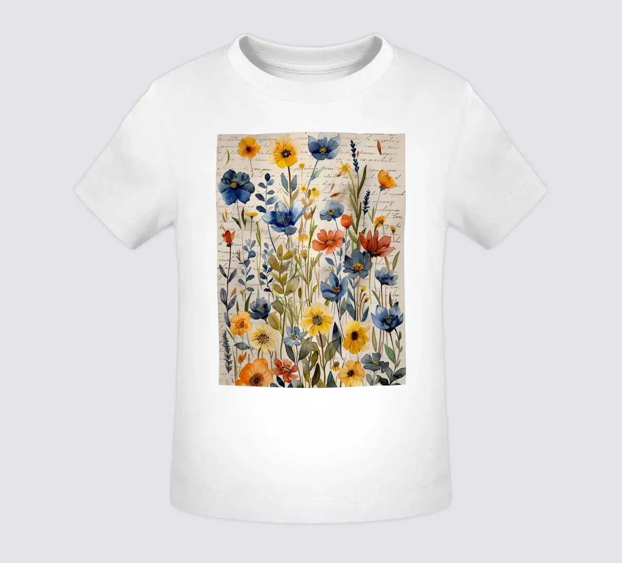 Meadow full of flowers art A maglietta neonato da Mateo
