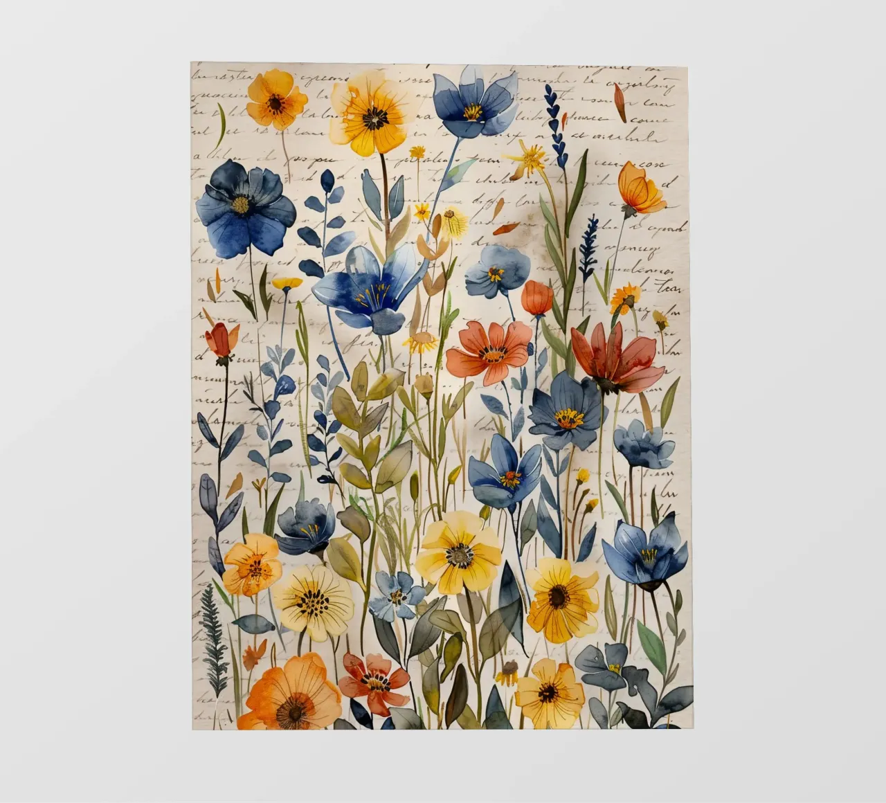 Meadow full of flowers art A pellicola backlit da Mateo