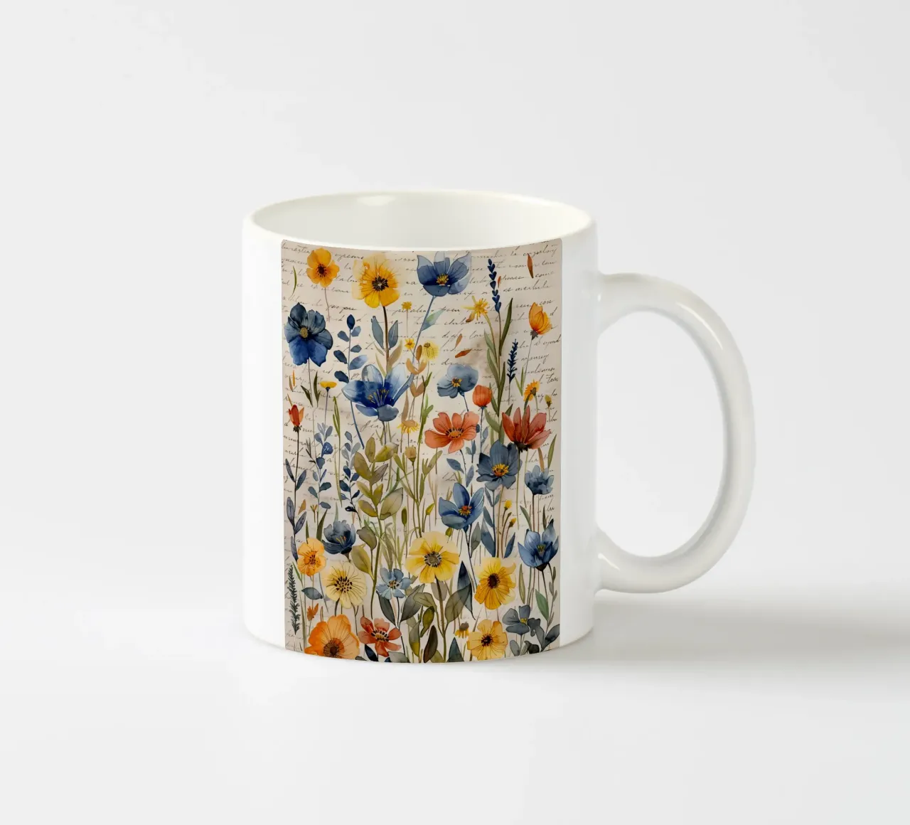 Meadow full of flowers art A tazza in ceramica da Mateo