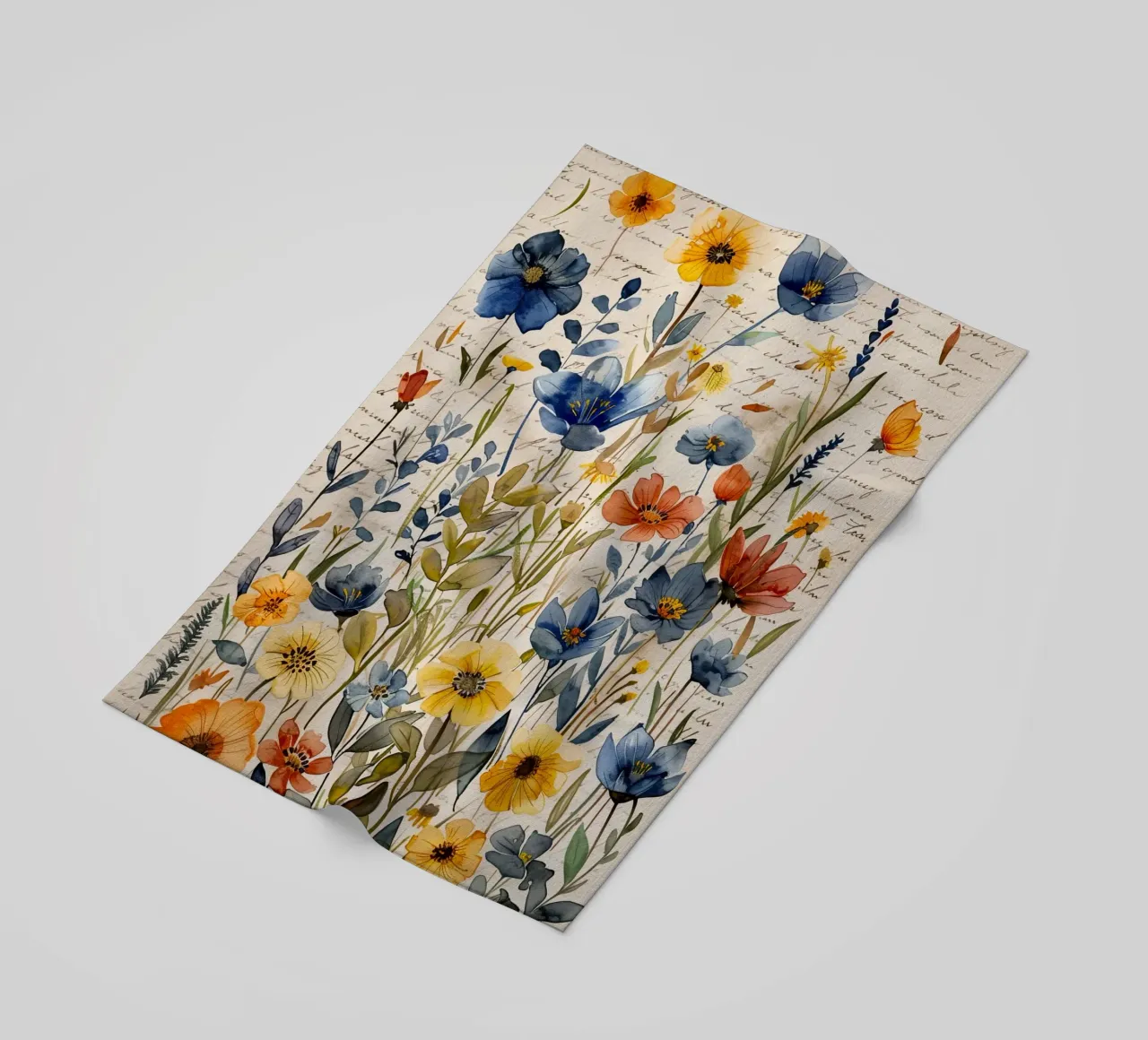 Meadow full of flowers art A telo mare da Mateo