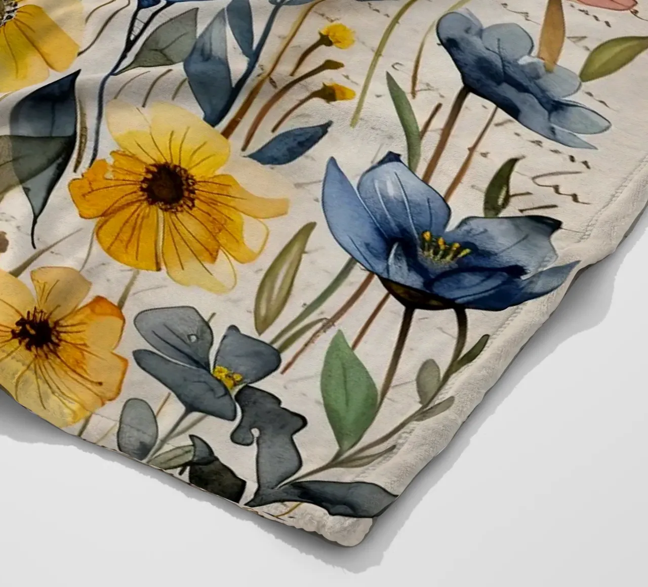 Meadow full of flowers art A coperta in pile da Mateo